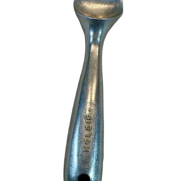 Vintage Nuroll Roldip Aluminum Ice Cream Scoop Gray 1920s-40s Classic Design - Picture 4 of 11